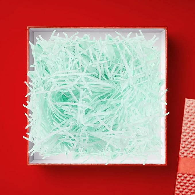SUPVOX Raffia Shredded Paper Filler for Boxes, 500g Bag Crinkle Paper Basket Filler for Wedding Birthday Party Decorations and DIY Packaging