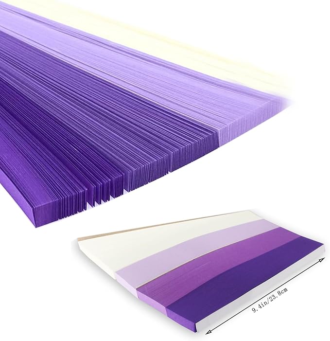 Origami Paper Stars, Colorful Handcraft Origami Lucky Star Paper DIY Paper Arts Creativity Hand Art Crafts (Purple gradient (1350) sheets)