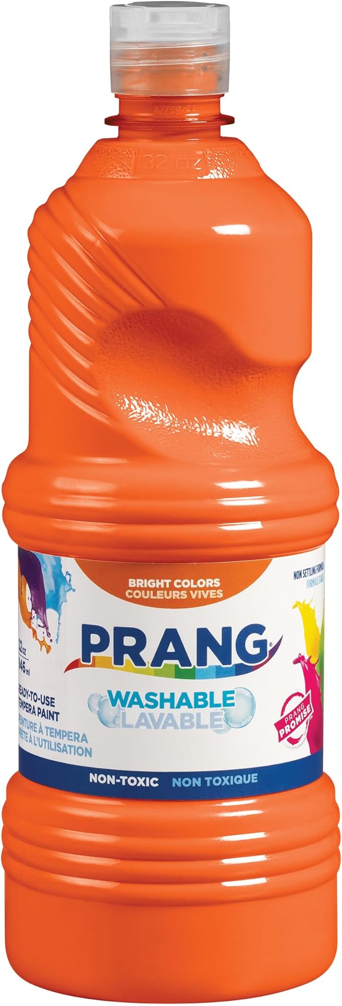 Prang Washable Tempera Paint, Orange, 32 Oz., 1 Count
