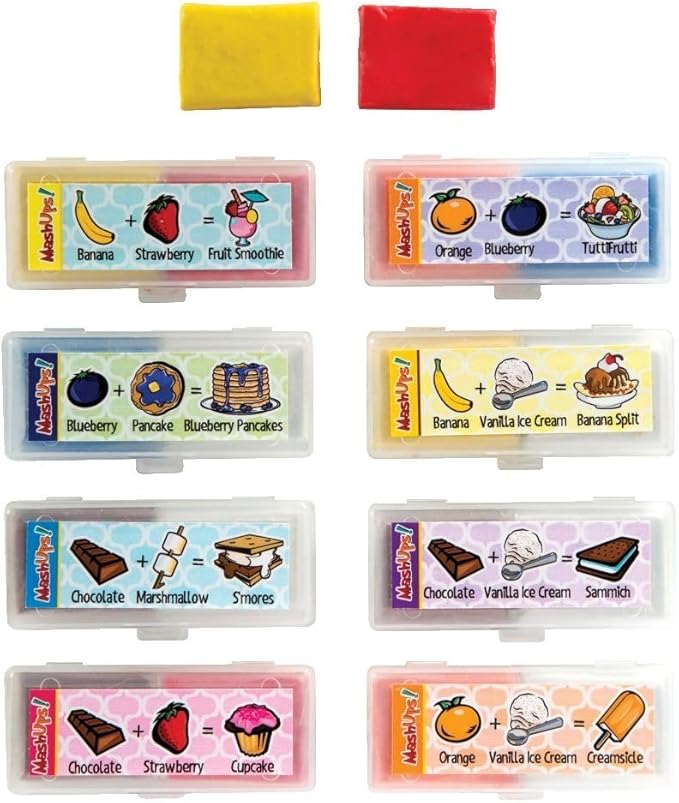 Mash Ups Scented Kneaded Putty DIY New Scent Erasers : 8pcs