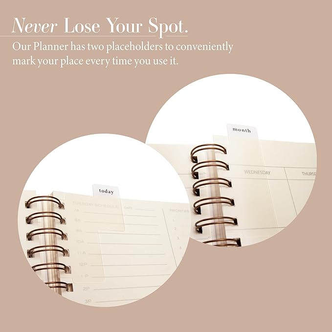 Anecdote Spiral Planner w/2026-2027 Calendar (8.5" x 10") | Start Anytime - 52 Weeks, Undated Planner Pages | To-Do List Organizer, Plan Your Success, Achieve Productivity Goals (Ink Blue)