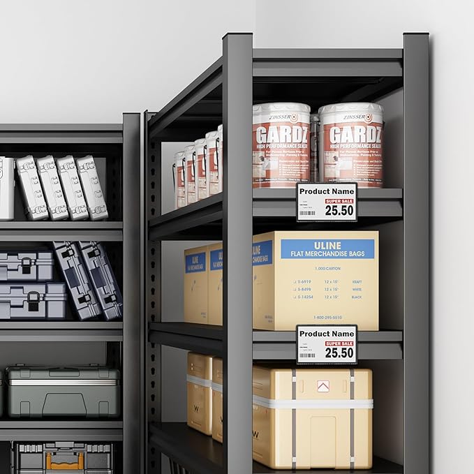 CHUNNIAO Magnetic Pocket as Price Tag 4.25x7 for Warehouse Supermarket,Rack&Shelf Information Label,Card Holder 10PCS