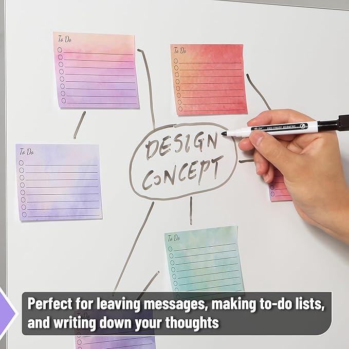 Mr. Pen- to Do List Sticky Notes, 3"x4", 9 Pads, 450 Sheets, Lined Checklist Sticky Pads with Smooth Writing, Easy Peel-Off, Thick Paper for Planning, Office, School & Daily Tasks