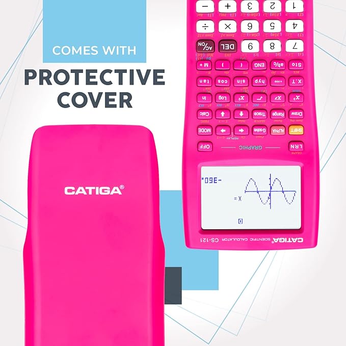 CATIGA Scientific Calculators with Graphic Functions, Graphing Calculators with Multiple Modes, Scientific Calculators for Students, High School or College Courses, Calculadora Cientifica, CS-121