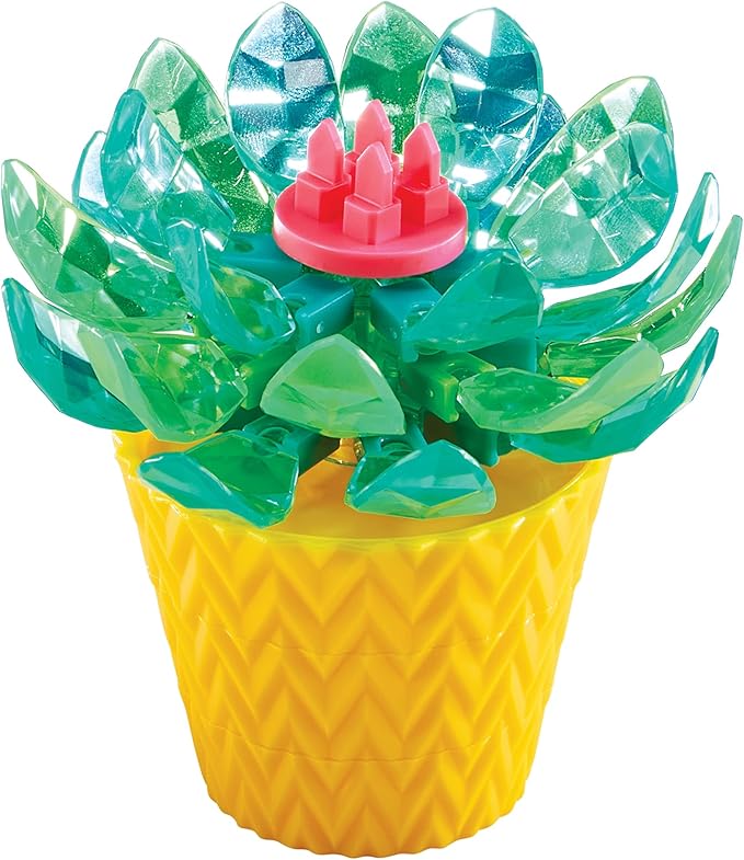 Cra-Z-Art Crystal Gem Creations Jewel Succulents Kit by RoseArt, 175+ Pieces, Great for Adults, Tweens and Children Ages 8+