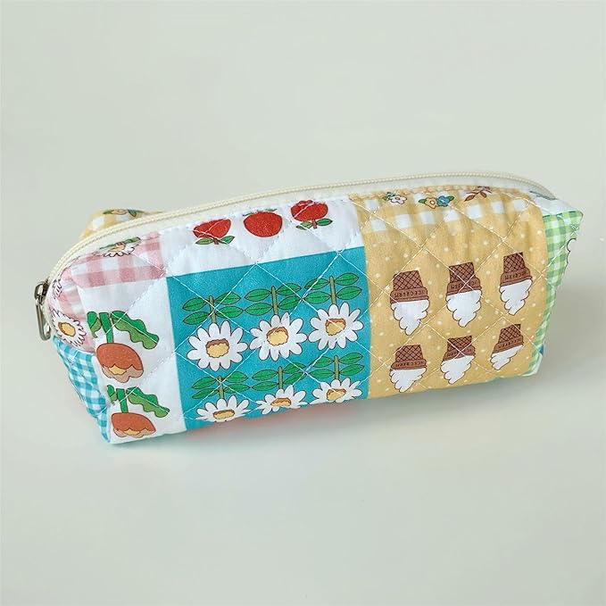 Pencil Case Pen Case Office College School Storage Bag Pouch Holder Box Organizer Makeup Pouch Cosmetic Bag Aesthetic Cute Pencil Case for Girls Boys Kids (C)