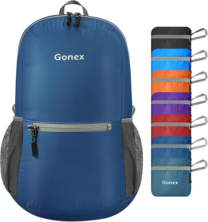 Gonex Ultra Lightweight Packable Backpack Daypack Handy Foldable Camping Outdoor Travel Cycling Backpacking