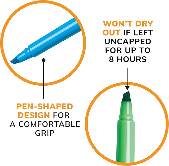 BIC Brite Liner Highlighters, Chisel Tip, 12-Count Pack of Orange Highlighters, Ideal Highlighter Set for Organizing and Coloring