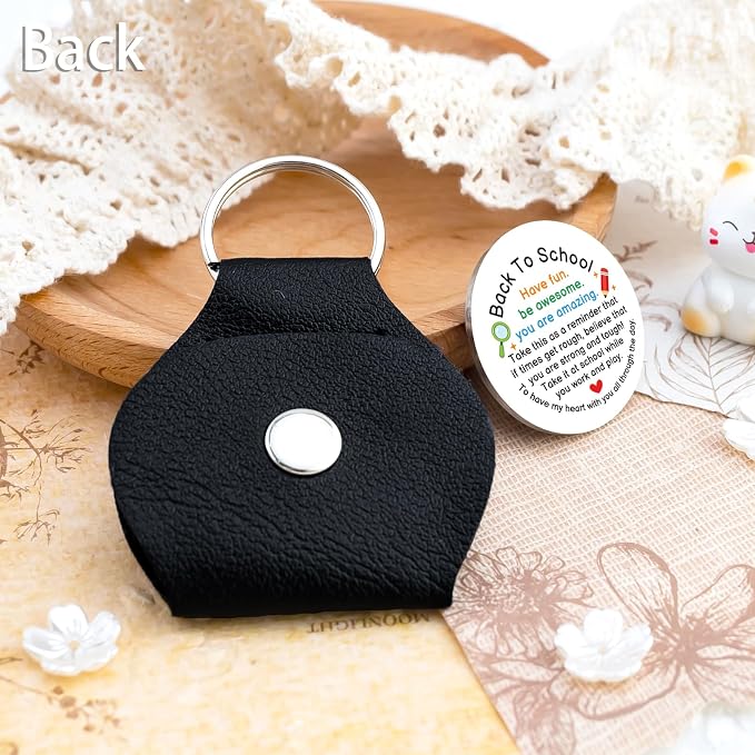 Back to School Supplies for Boys Girls Little Pocket Hug Token | First Day of School Gifts Back to School Stuff for Teens Son Daughter Grandkids Cute School Supplies for Girls