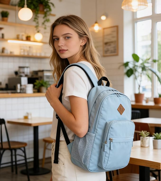 abshoo Classical Basic Travel Backpack For School Water Resistant Bookbag | For School, For School