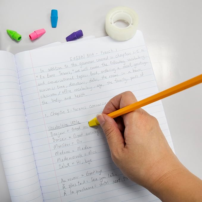 BAZIC Eraser Sets, 18 Per Pack