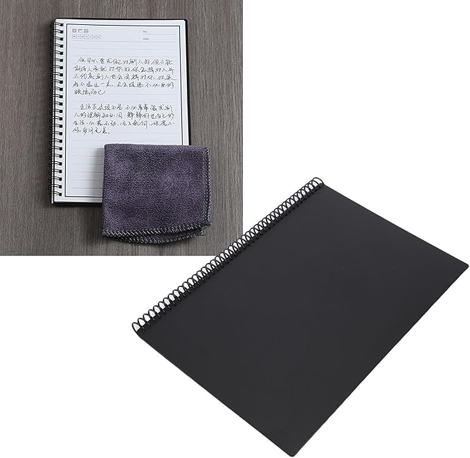 Hyuduo Reusable Smart Notebook Erasable Writing Pad Digital Notepad with Spiral Binding Cover for Cloud Sync Android iOS