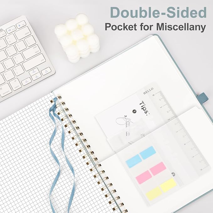 AHGXG Graph Paper Notebook, 110 Pages, A4 (8.5" x 11")
