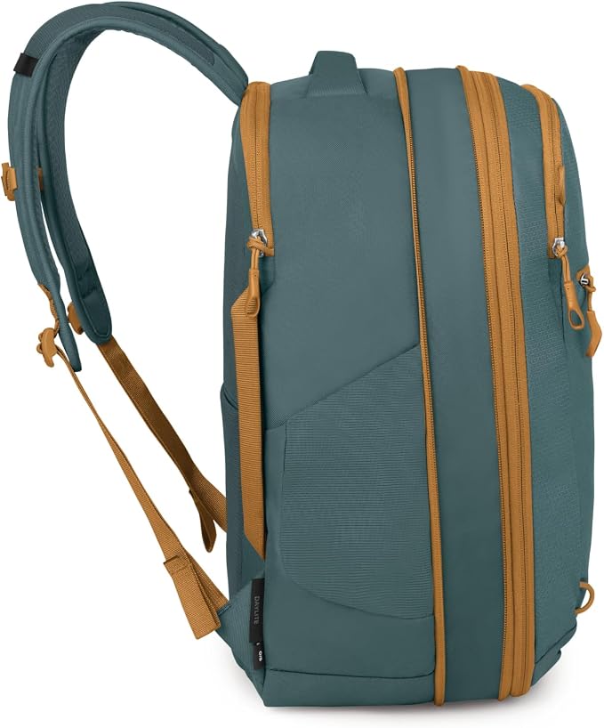 Osprey Daylite Expandable Travel Pack 26+6 Torrent Blue-Barley, Blue OS | travel backpack, carry on bag, laptop sleeve, personal item, Blue color, OS size