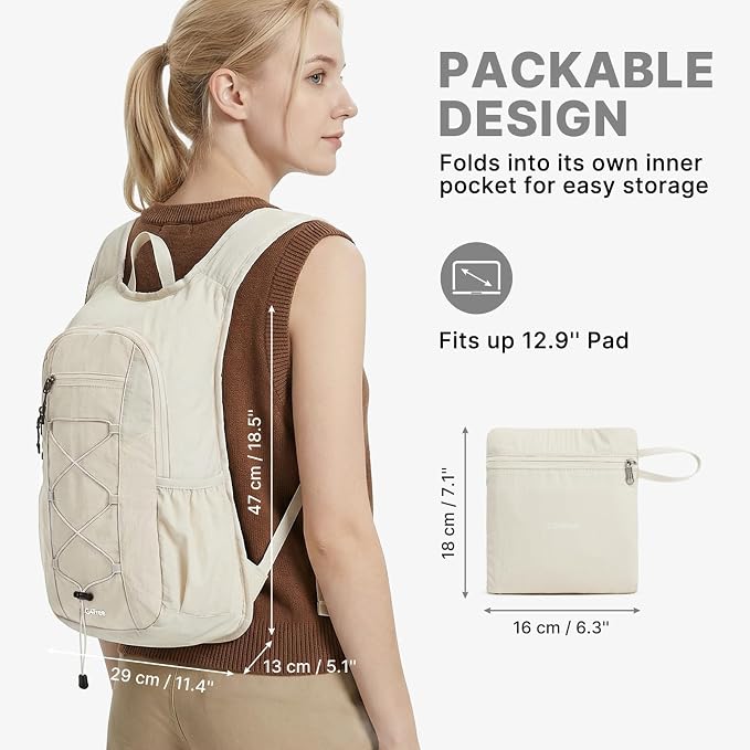 G4Free 20L Lightweight Packable Hiking Backpack for Women Men | Small Water Resistant Foldable Daypack with Phone Pocket for Travel Camping Outdoor