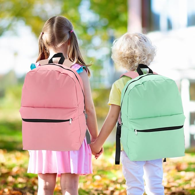 Silkfly 12 Pcs 17" Backpacks with 144 Pcs School Supplies Kits Includes Markers Scissors Rulers Sharpeners Ballpoint Pens Erasers Pencil Cases Pencils for Elementary Middle High School