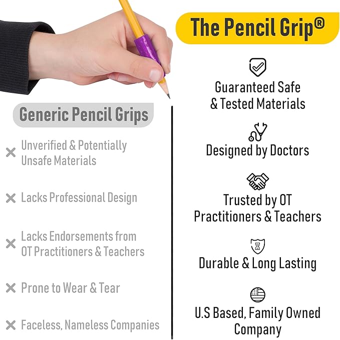 The Classics Extreme Gel Pencil Grips 100 Pack, Soft & Squishy, Ergonomic Comfort, Assorted Colors & Shapes, Fits Pencils, Pens, Fun for Kids, Durable, Cool Designs, School Supplies, Handwriting Aid