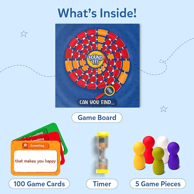 Skillmatics Board & Card Game - Found It, Scavenger Hunt for Kids, Adults, Families, Educational Game Collections, Fun, Gifts for Ages 6, 7, 8, 9 and Up