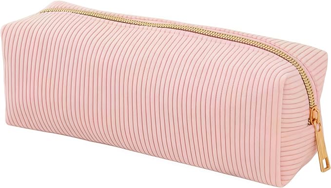 Pencil Case, Pencil Pouch for Women, Pencil Case Small, Pencil Pouch Aesthetic (Pink)