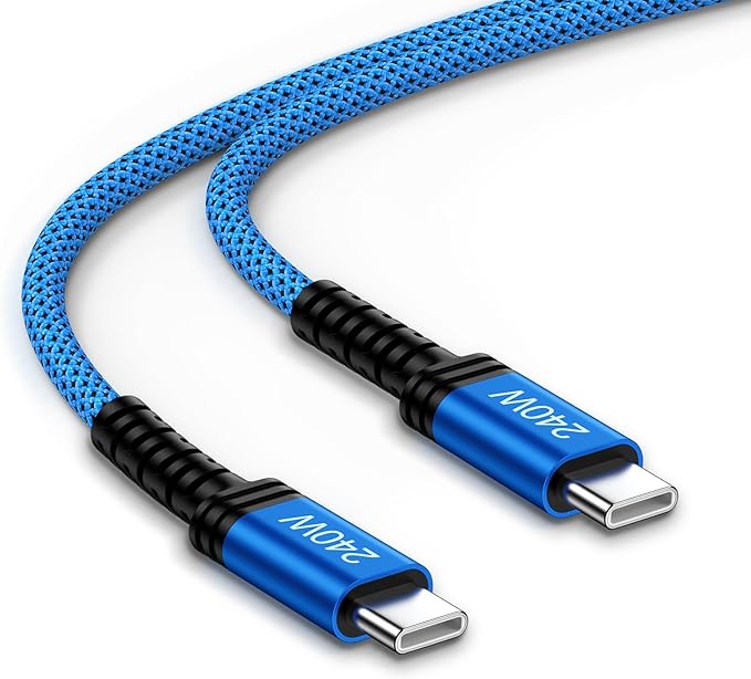 240w USB-C Charge Cable Fast Charging Cord for iPhone 17 Air 17 Pro Max 16E 16 Pro Max 16 Plus 15,3FT USB C to USBC Fast Charger Type-C Cable PD Cord for Samsung Galaxy S25 S24 S23 S26/S26 Ultra/S26+