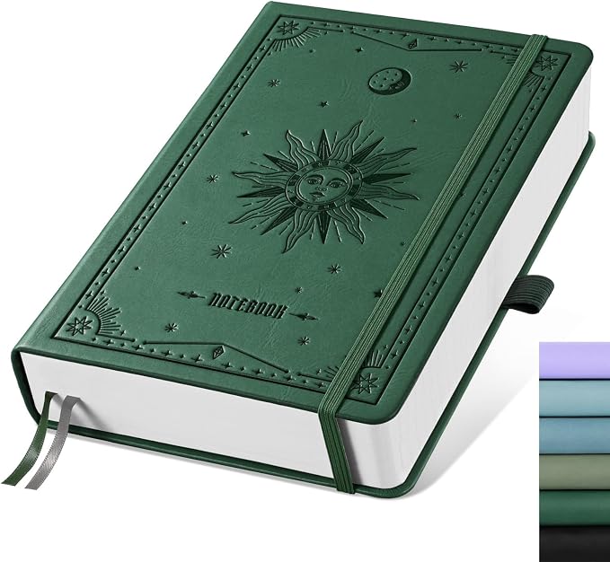 EMSHOI Blank Journal Notebook, 320 Pages, A5 Size (5.7'' x 8.3'')