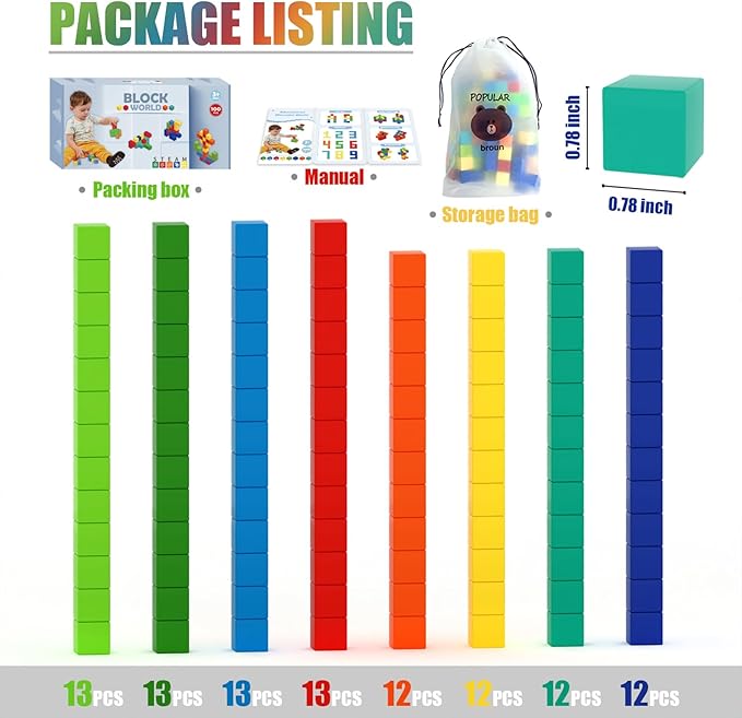 BananMelonBM 100 PCS Magnetic Building Blocks, for Toddlers Age 3-5, for Kids Ages 4-8,Magnetic Cubes, Preschool Educational Sensory Magnet Toys for Boys and Girls