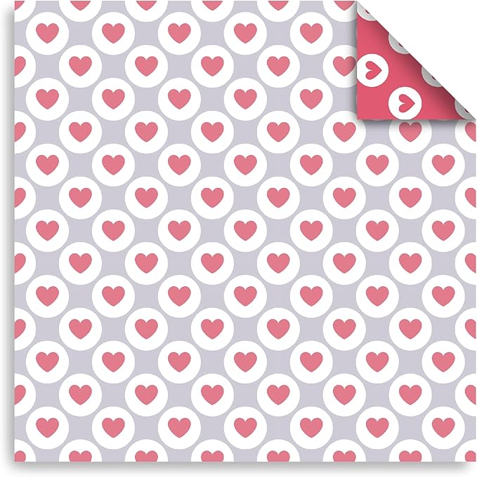 Origami Paper 6x6 Double Sided 50 Sheets 10 Colors origami kit Japanese Chiyo Square Craft Kits Easy Fold Arts Crafts DIY Handwork Pink Memories