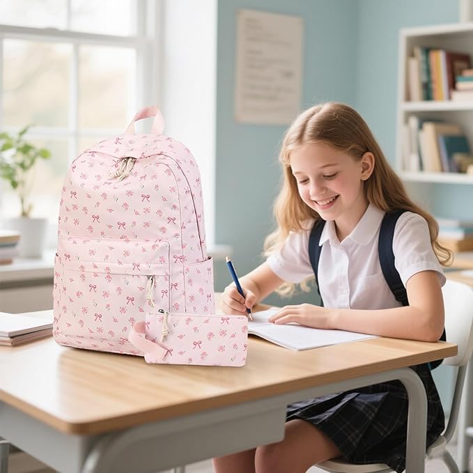 Bluboon School Backpack for Teen Girls Women Laptop Backpack College Bookbags Middle School Travel Work Commuter Back Pack