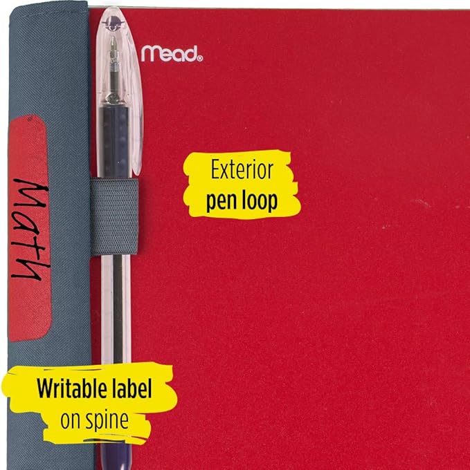 Five Star Advance Spiral Notebook, 5 Subject, College Ruled Paper, 200 Sheets, 11" x 8-1/2, Color Selected For You (06326)