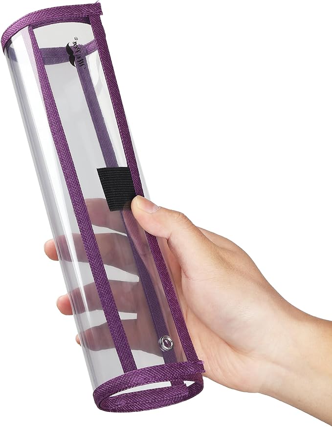 Mr. Pen- Reusable Dry Erase Pocket Sleeves, 10" x 14", 6 Pack, Multicolored Border, Clear Plastic Paper Sleeves, Ticket Holders, Clear Plastic Sheet Protectors, Teacher, School, Classroom Supplies
