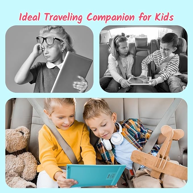 TECJOE 10 Inch 2 Pack LCD Writing Tablet, Colorful Doodle Board Drawing Tablet for Kids, Kids Travel Learning Toys Christmas Birthday Gifts for 3 4 5 6 7 8 Year Old Boys and Girls Toddlers