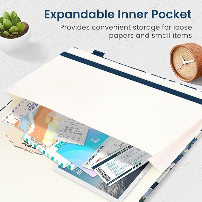Taja Pretty Dotted Journal for Women, Aesthetic Cute Hardcover Leather Journal for Writing, A5 Journaling Notebook for Work & Sketch, Perfect for Office School Home, 160 Pages, Petal Array