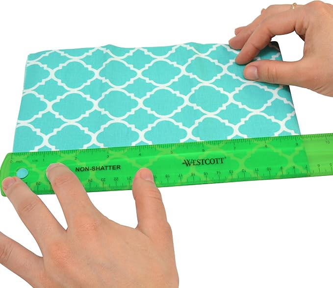 Westcott Shatterproof Ruler, 12-Inch, Green, 16012