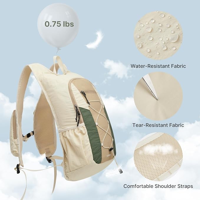 G4Free 20L Lightweight Packable Hiking Backpack for Women Men | Small Water Resistant Foldable Daypack with Phone Pocket for Travel Camping Outdoor