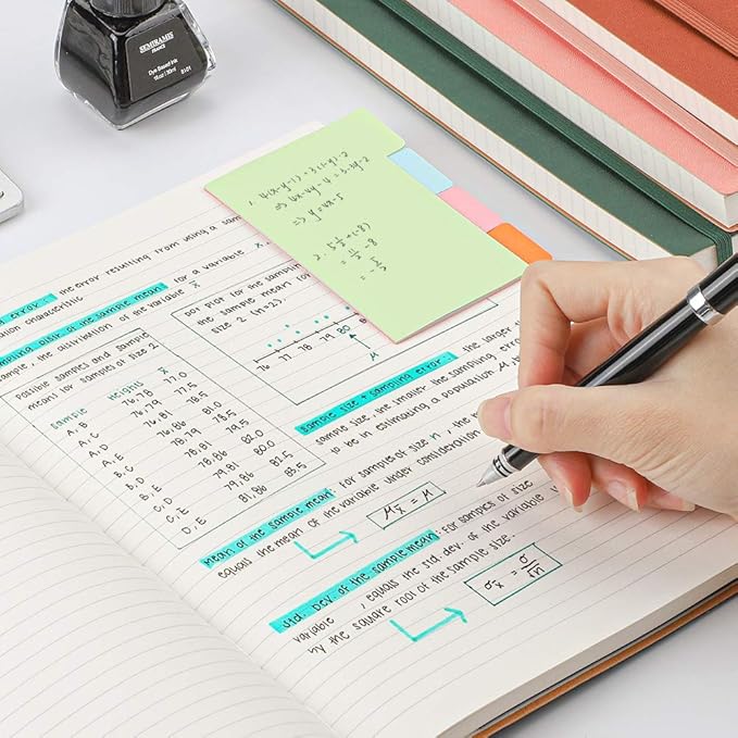 AHGXG Lined Journal Notebook, 408 Numbered Pages, A5 Size (5.7'' x 8.3'')