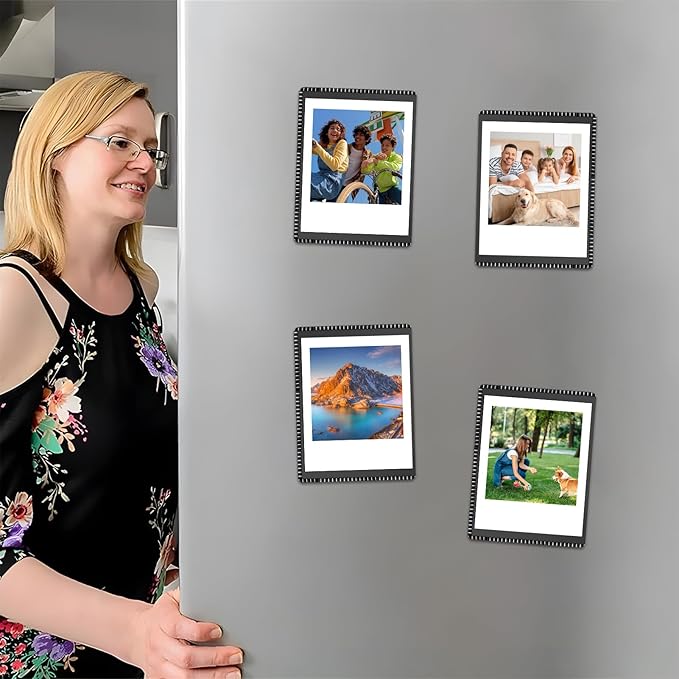 CHUNNIAO Magnetic Picture Frames,Compatible with Polaroid Go Photo Instant Film 2.6x2.1 inches