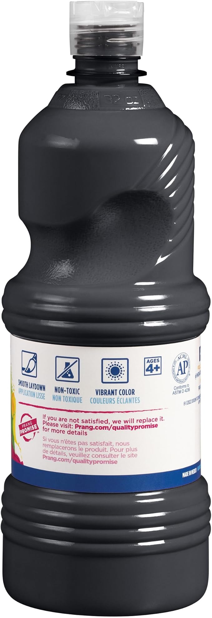 Prang Washable Tempera Paint, Black, 32 Oz., 1 Count