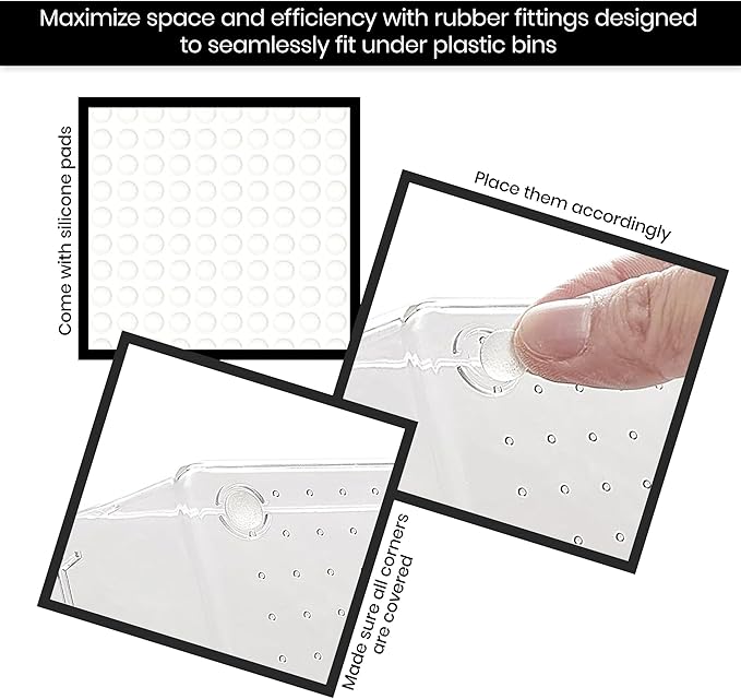 KICHLY 25 Piece Clear Drawer Organizer Set – Multi Size Storage Trays for Bathroom, Vanity, Makeup, Kitchen Utensils, Office & Bedroom - Office Desk Organizers & Caddy