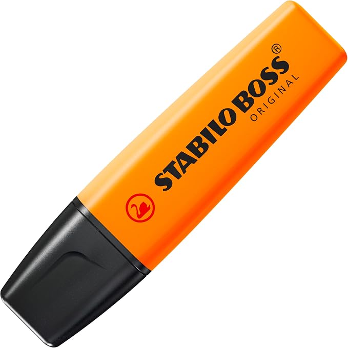 STABILO - BOSS ORIGINAL - Highlighter - Pack of 8 - Assorted colors | Pack of 8 - Assorted Colours