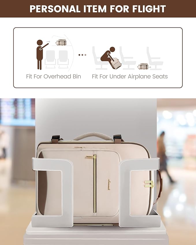 LOVEVOOK 40L Travel Backpack Flight Approved Carry on Backpack,3 Packing Cubes,Waterproof Personal Item Travel Bag,TSA Carry on Luggage Suitcase Travel Essentials,Gifts for Women & Men,fits 17" Laptop