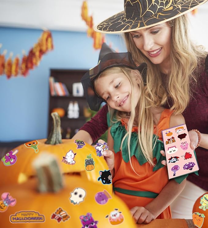 Halloween Stickers, Halloween Party Favors,Stickers for Kids,Party Supplies | Halloween Stickers for Kids, Halloween Games Toys Gifts Crafts Treats, Trick-or-Treat Halloween Activities Party Supplies