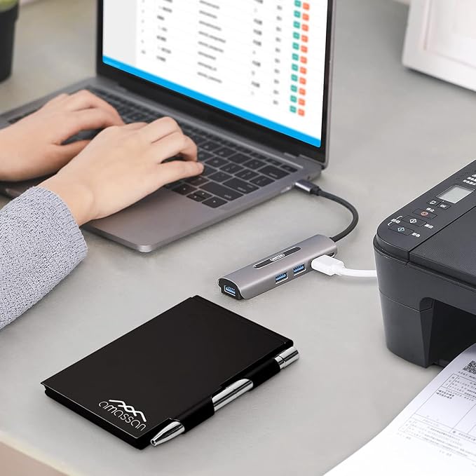 amassan 10 Pieces Metal Pocket Notebook with Pen Set, Small Pocket Notepad Aluminum Note Case with Pen and 60-Page Sheets (Black&Black)