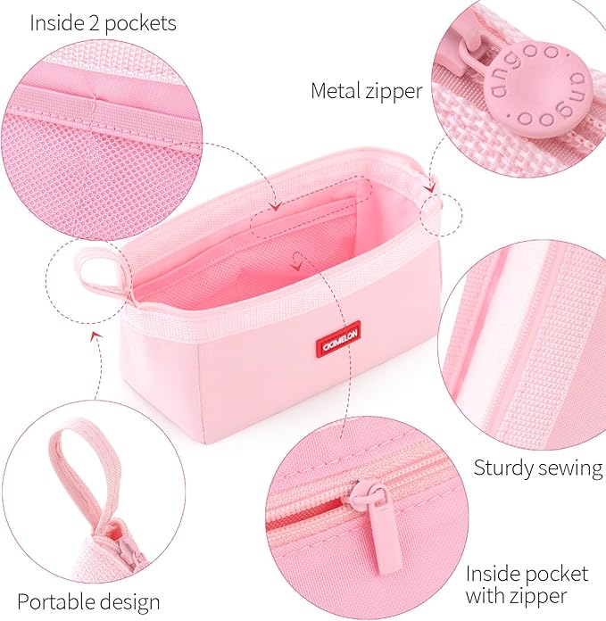 CICIMELON Pencil Case Large Capacity Pencil Pouch Pen Bag for School Teen Girl Boy Men Women