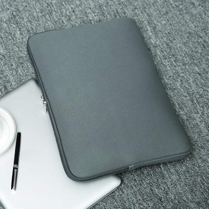 RAINYEAR 16 Inch Laptop Sleeve Soft Case Padded Bag Specially Compatible with 16" MacBook Pro M1 M2 M3 M4 M5 Pro/Max A2141 A2485 A2780 A2991 A3403 A3186 A3428 A3429 (Gray)