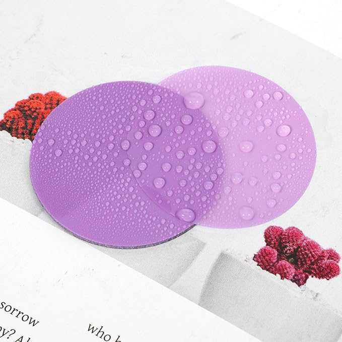 Transparent Sticky Notes Heart & Round Translucent Sticky Notes Colorful Page Flags Stickers Waterproof Index Sticker Self-Stick Book Tabs Clear Book Markers 320 Sheets