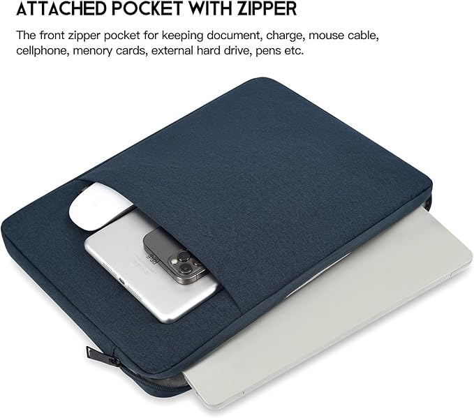 14 inch Waterpoof Laptop Sleeve Case for Dell XPS 15, Insprion 14, Latitude 14, Lenovo Flex 5 14, ideapad 14, HP Chromebook 14, ASUS Vivobook 14, HP Acer Lenovo Dell 14 inch Computer Carrying Bag