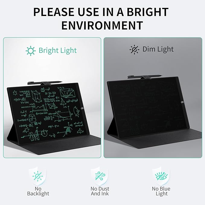 Full Screen LCD Writing Tablet: 11.5 Inch Writing Pad for Adults Kids Reusable Digital Notepad Portable Use for Office Study Teaching