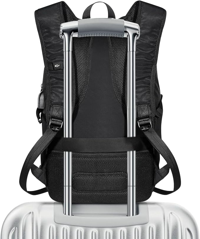 Tzowla 40 Liter Anti Theft Backpack with Giant Tumbler Holder Pocket and Lock,17.3 Inch Laptop Backpack