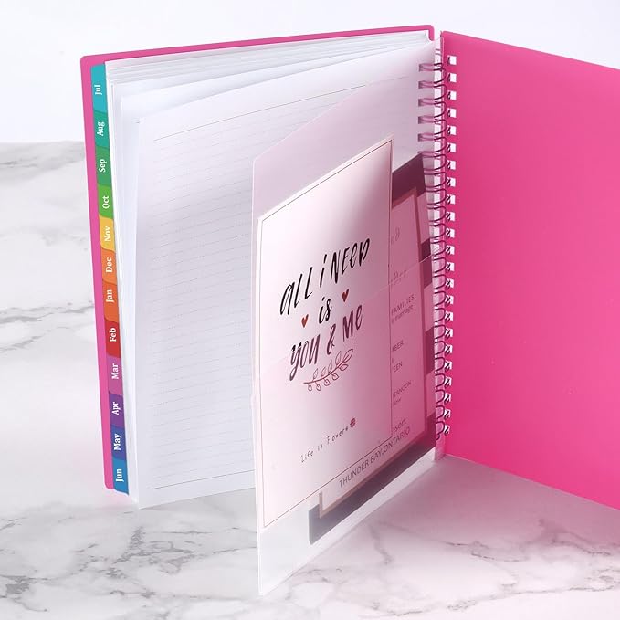 Planner 2026-2027 - 2026-2027 Academic Planner, 2026-2027 Planner Weekly and Monthly with Tabs, July 2026 - June 2026, 6.25" × 8.3", Strong Twin-Wire Binding