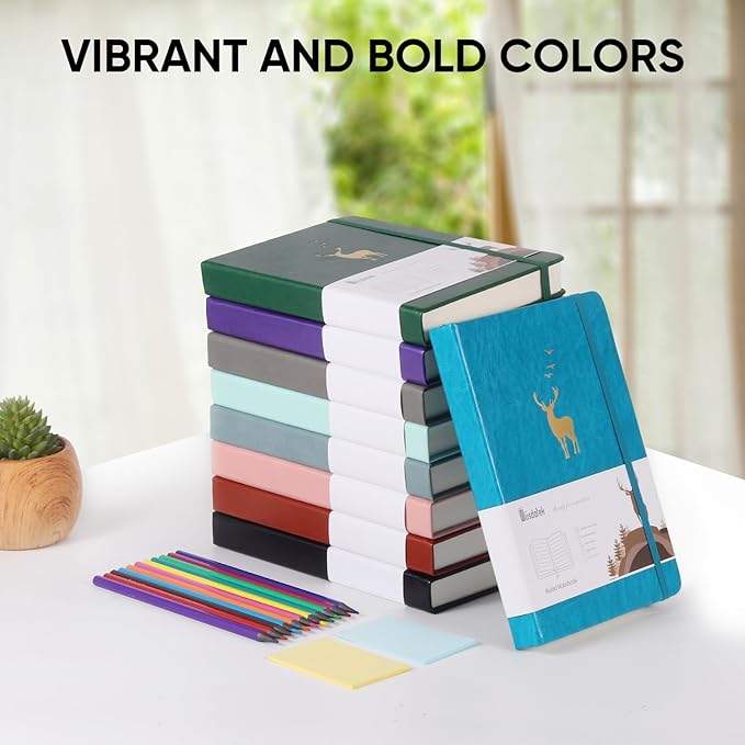 College Ruled Journal Notebook- 312 Pages A4 Softcover Large Journal, 100GSM Thick Paper, Leather Journal for Women Men Work School, 8.5''×11''-Purple